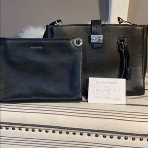 Black “Build-A-Bond” Michael Kors handbag